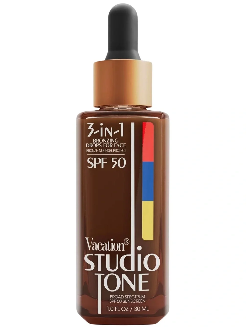 Vacation Studio Tone 3 In 1 Bronzing Drops For The Face SPF 50 1oz